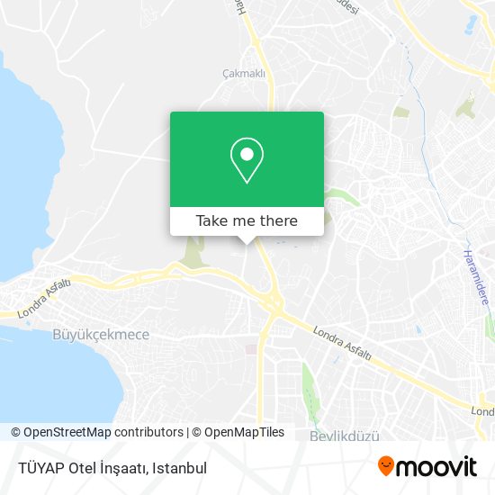 TÜYAP Otel İnşaatı map