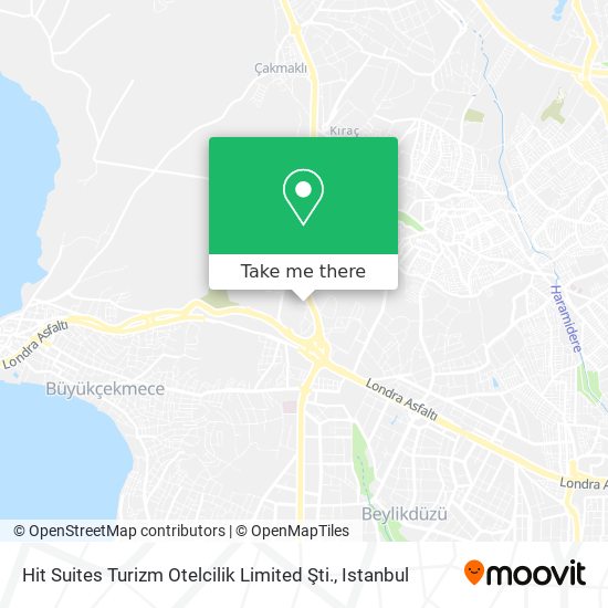 Hit Suites Turizm Otelcilik Limited Şti. map