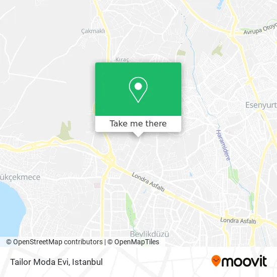 Tailor Moda Evi map