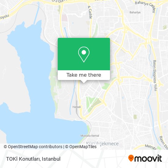 TOKİ Konutları map