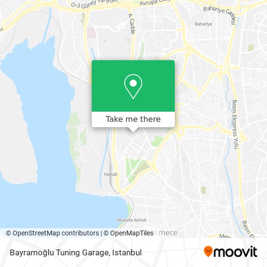Bayramoğlu Tuning Garage map