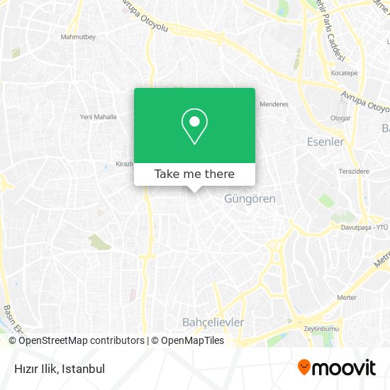 Hızır Ilik map