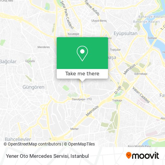Yener Oto Mercedes Servisi map