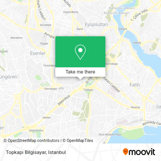 Topkapı Bilgisayar map