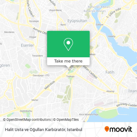 Halit Usta ve Oğulları Karbüratör map