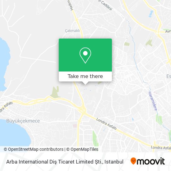 Arba International Diş Ticaret Limited Şti. map