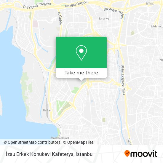 İzsu Erkek Konukevi Kafeterya map