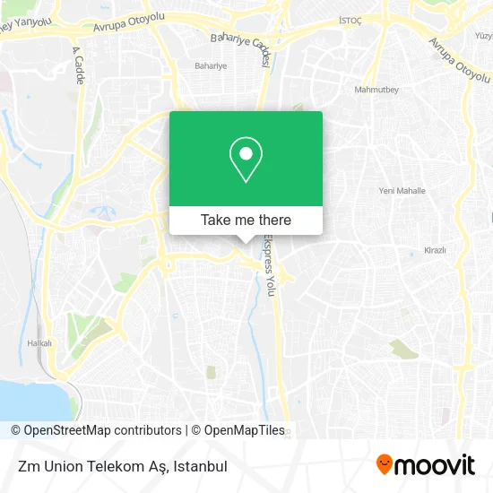 Zm Union Telekom Aş map