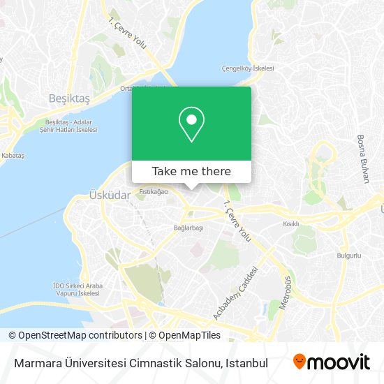 Marmara Üniversitesi Cimnastik Salonu map