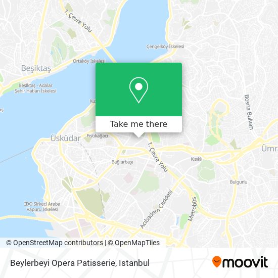 Beylerbeyi Opera Patisserie map