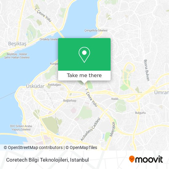 Coretech Bilgi Teknolojileri map