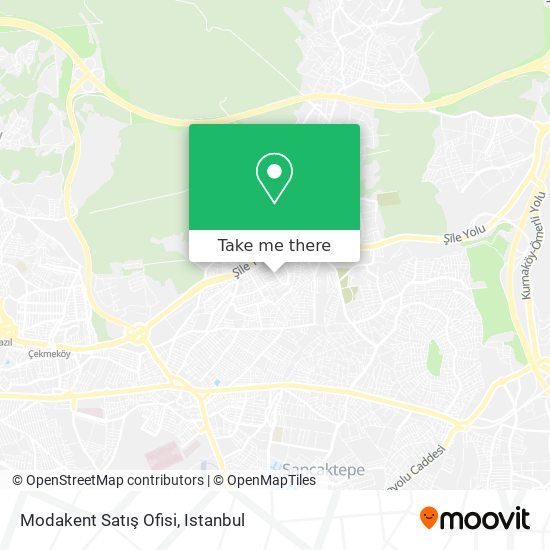 Modakent Satış Ofisi map