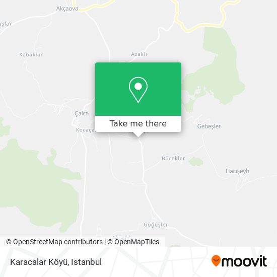 Karacalar Köyü map