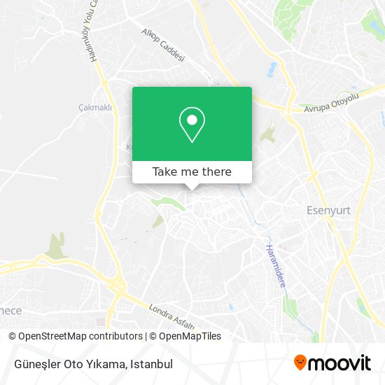 Güneşler Oto Yıkama map