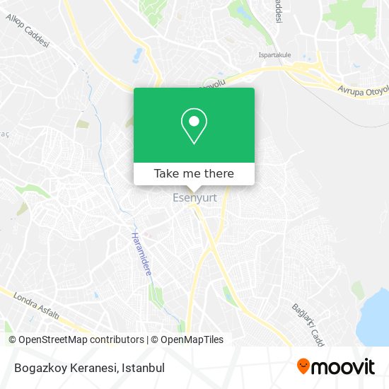 Bogazkoy Keranesi map