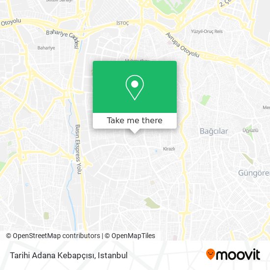 Tarihi Adana Kebapçısı map