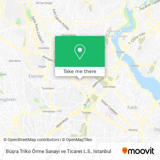 Büşra Triko Örme Sanayi ve Ticaret L.S. map