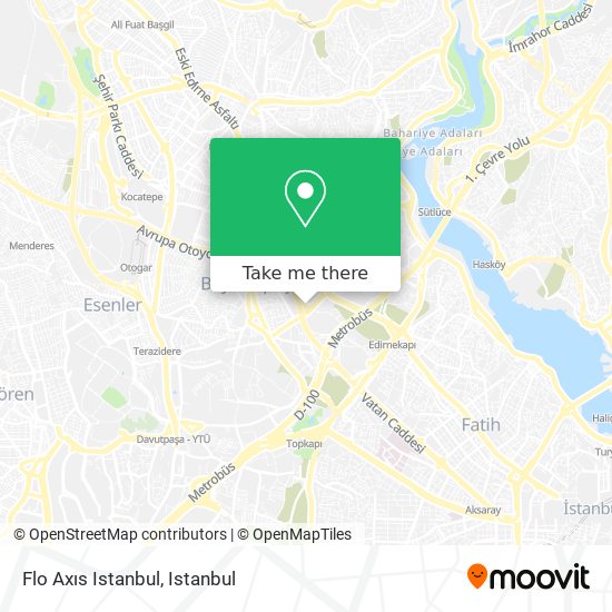 Flo Axıs Istanbul map