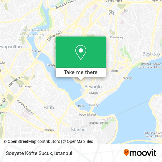 Sosyete Köfte Sucuk map