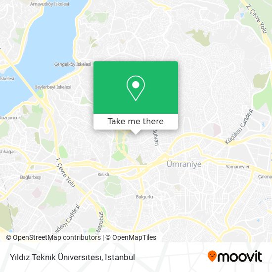 Yıldız Teknık Ünıversıtesı map