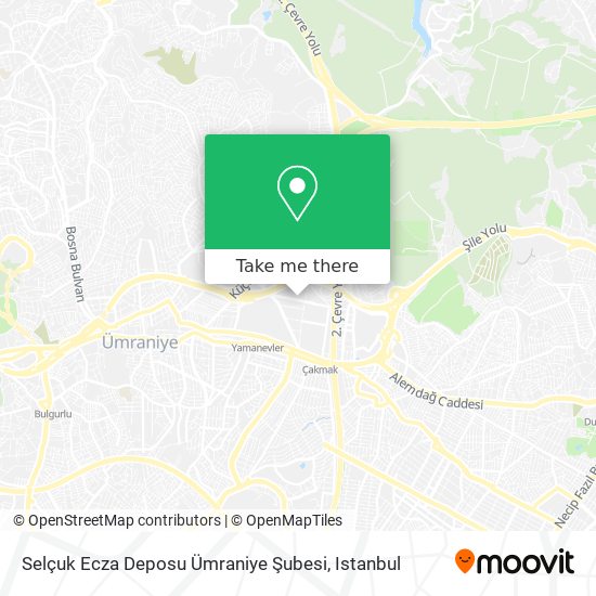 Selçuk Ecza Deposu Ümraniye Şubesi map