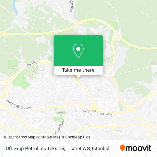 Uft Grup Petrol İnş Teks Diş Ticaret A.S map