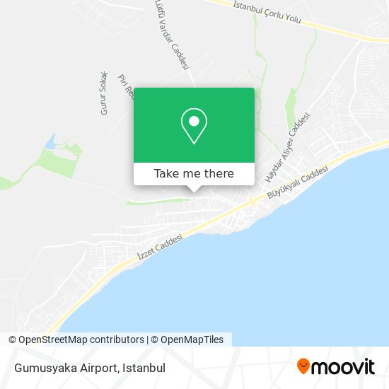 Gumusyaka Airport map