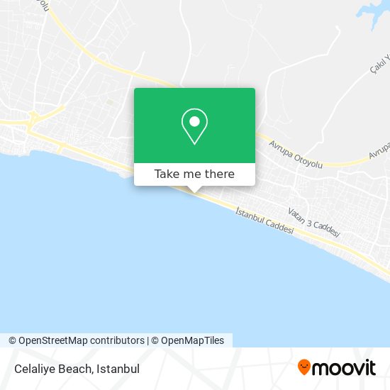 Celaliye Beach map