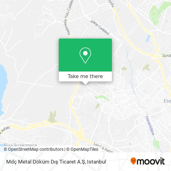 Mdç Metal Döküm Dış Ticaret A.Ş map