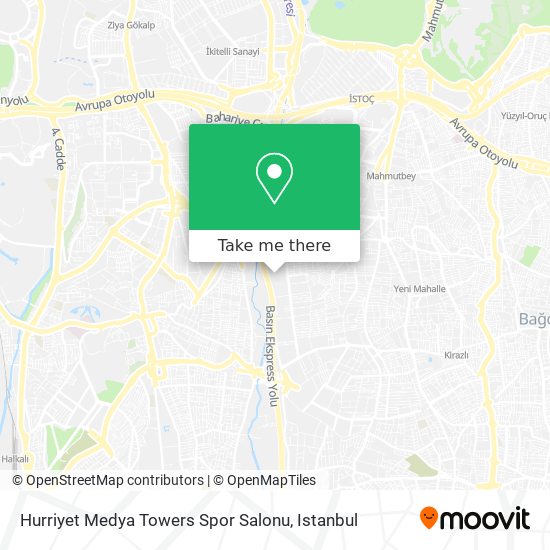 Hurriyet Medya Towers Spor Salonu map