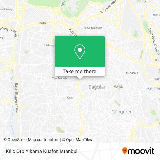 Kılıç Oto Yıkama Kuaför map