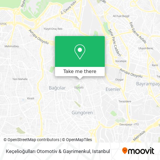 Keçelioğulları Otomotiv & Gayrimenkul map