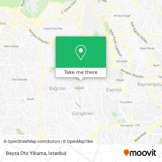 Beyza Oto Yıkama map