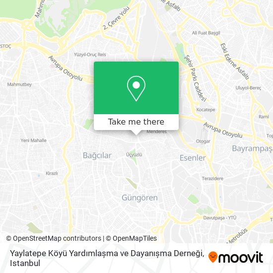 Yaylatepe Köyü Yardımlașma ve Dayanıșma Derneği map