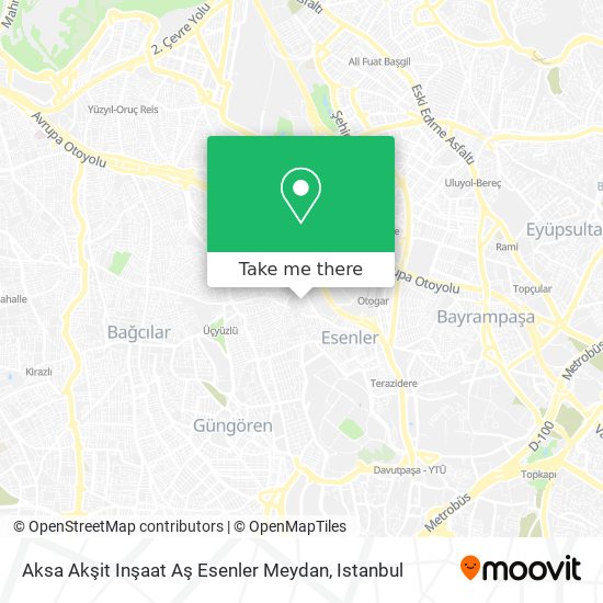 Aksa Akşit Inşaat Aş Esenler Meydan map