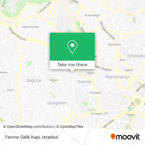 Ferrino Çelik Kapi map