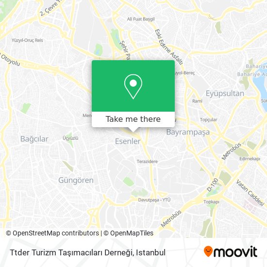 Ttder Turizm Taşımacıları Derneği map