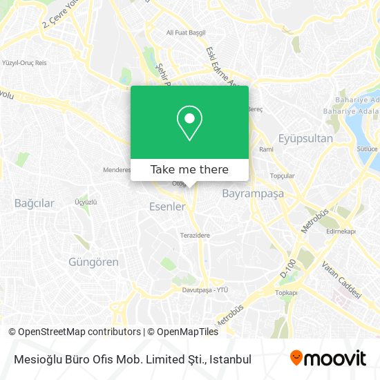 Mesioğlu Büro Ofis Mob. Limited Şti. map