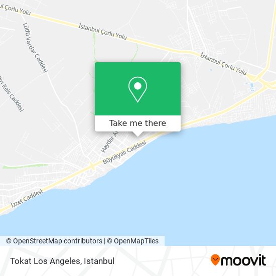 Tokat Los Angeles map