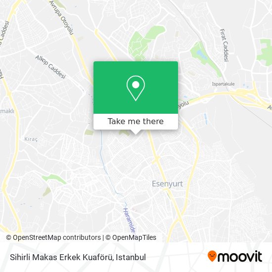 Sihirli Makas Erkek Kuaförü map