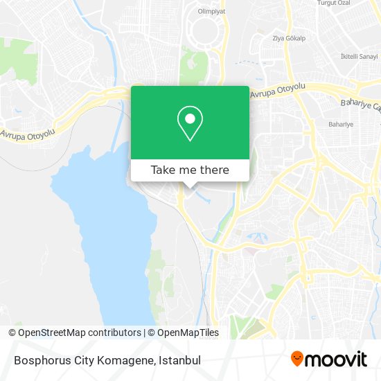 Bosphorus City Komagene map