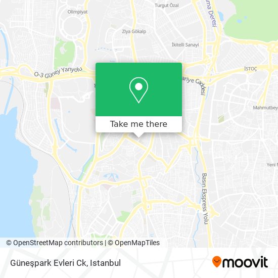 Güneşpark Evleri Ck map