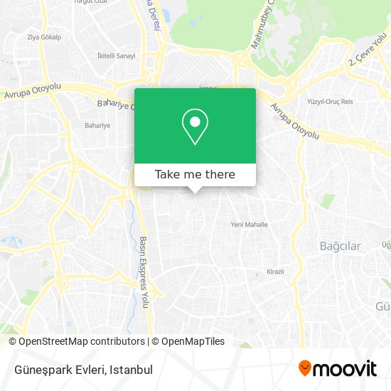 Güneşpark Evleri map
