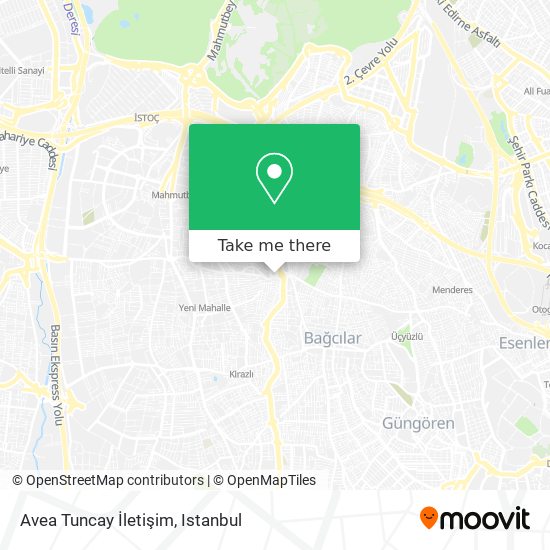Avea Tuncay İletişim map