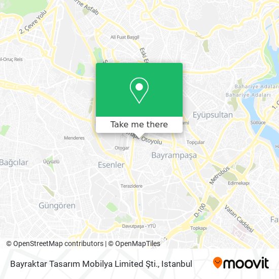 Bayraktar Tasarım Mobilya Limited Şti. map