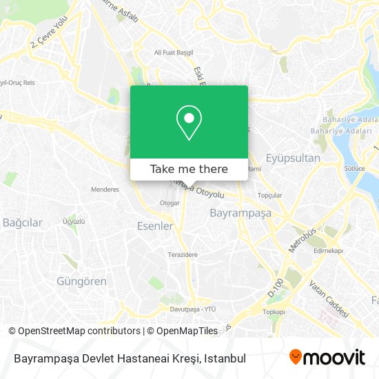 Bayrampaşa Devlet Hastaneai Kreşi map