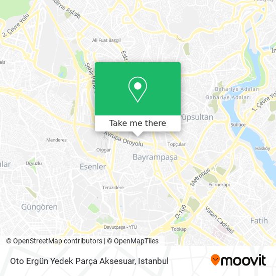Oto Ergün Yedek Parça Aksesuar map