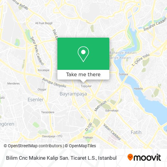 Bilim Cnc Makine Kalip San. Ticaret L.S. map