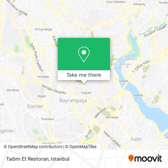 Tadım Et Restoran map