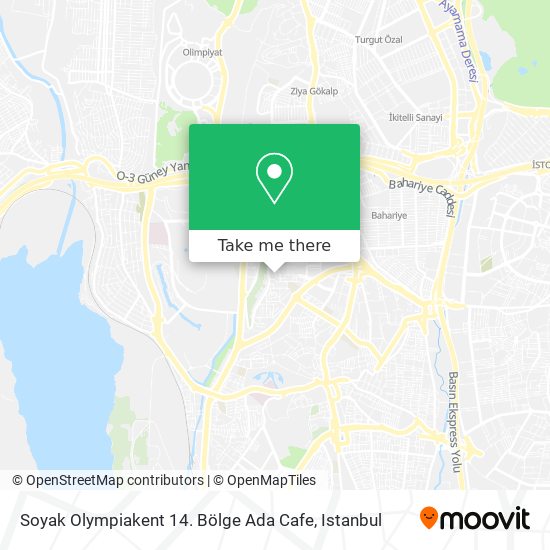 Soyak Olympiakent 14. Bölge Ada Cafe map